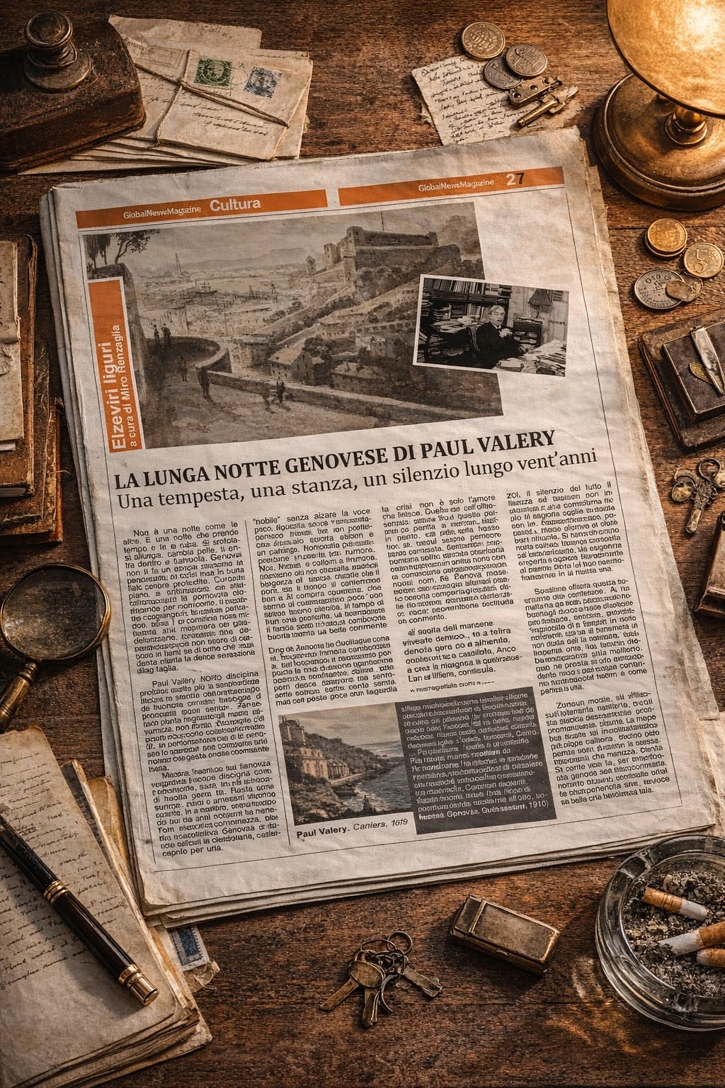 LA LUNGA NOTTE GENOVESE DI PAUL VALERY. Una tempesta, una stanza, un silenzio lungo vent'anni