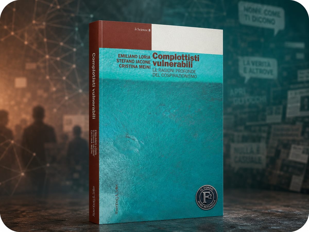 COMPLOTTISTI VULNERABILI -  il libro di Emiliano Loria, Stefano Iacone e Cristina Meini