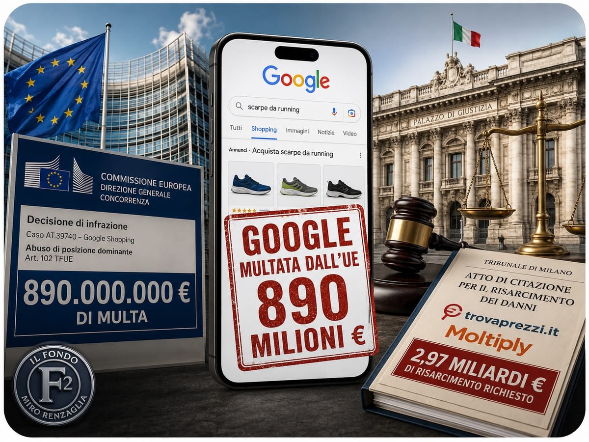 L'ITALIA PRESENTA IL CONTO A GOOGLE