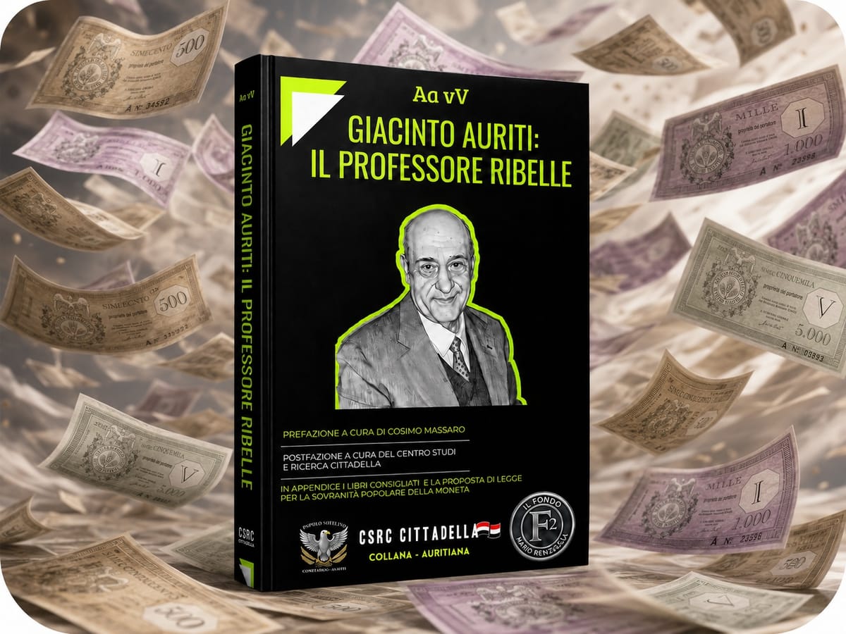 GIACINTO AURITI: IL PROFESSORE RIBELLE - un volume collettaneo delle edizioni CSRC Cittadella