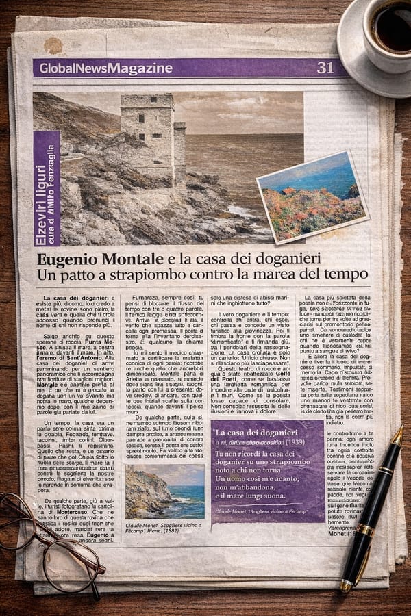 EUGENIO MONTALE. La casa dei doganieri - Elzeviri Liguri